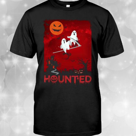 Haunted Mound House Halloween T-Shirt