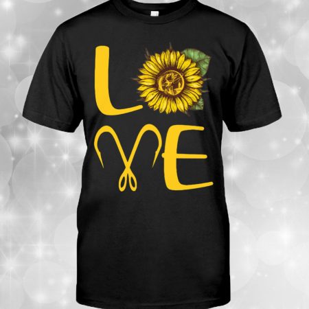 Fishing Love Sunflower T-Shirt